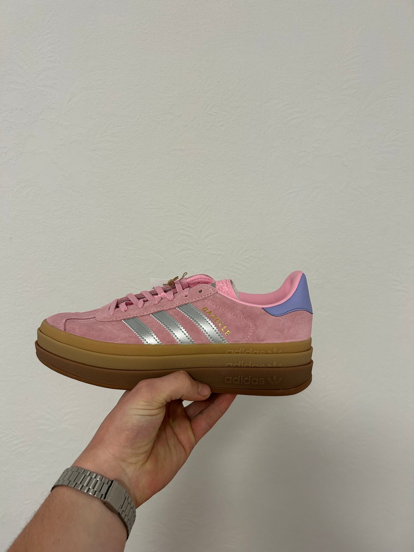 Adidas Gazelle Bold Pink Silver